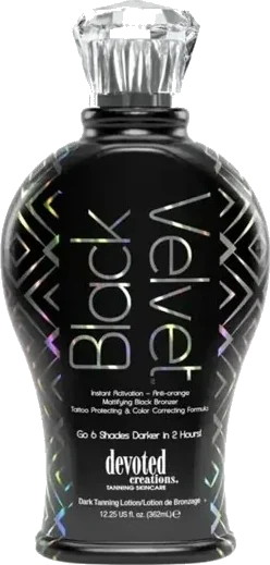 Black Velvet black bronzer by Devoted Creations